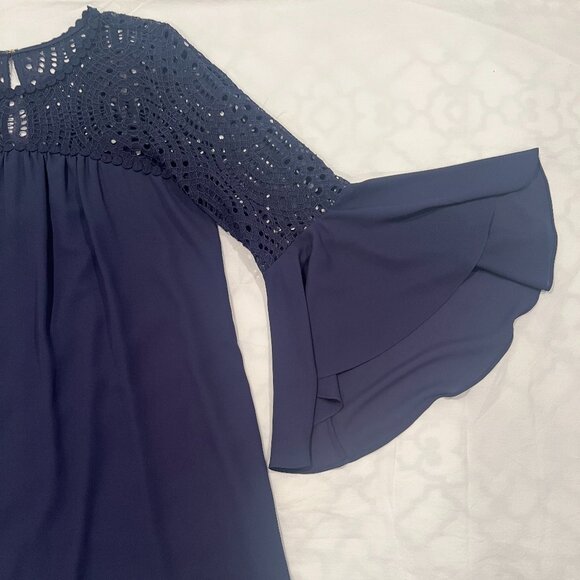 NWOT Lilly Pulitzer Amenna Bell Sleeve Lace Size 14 - Picture 6 of 9